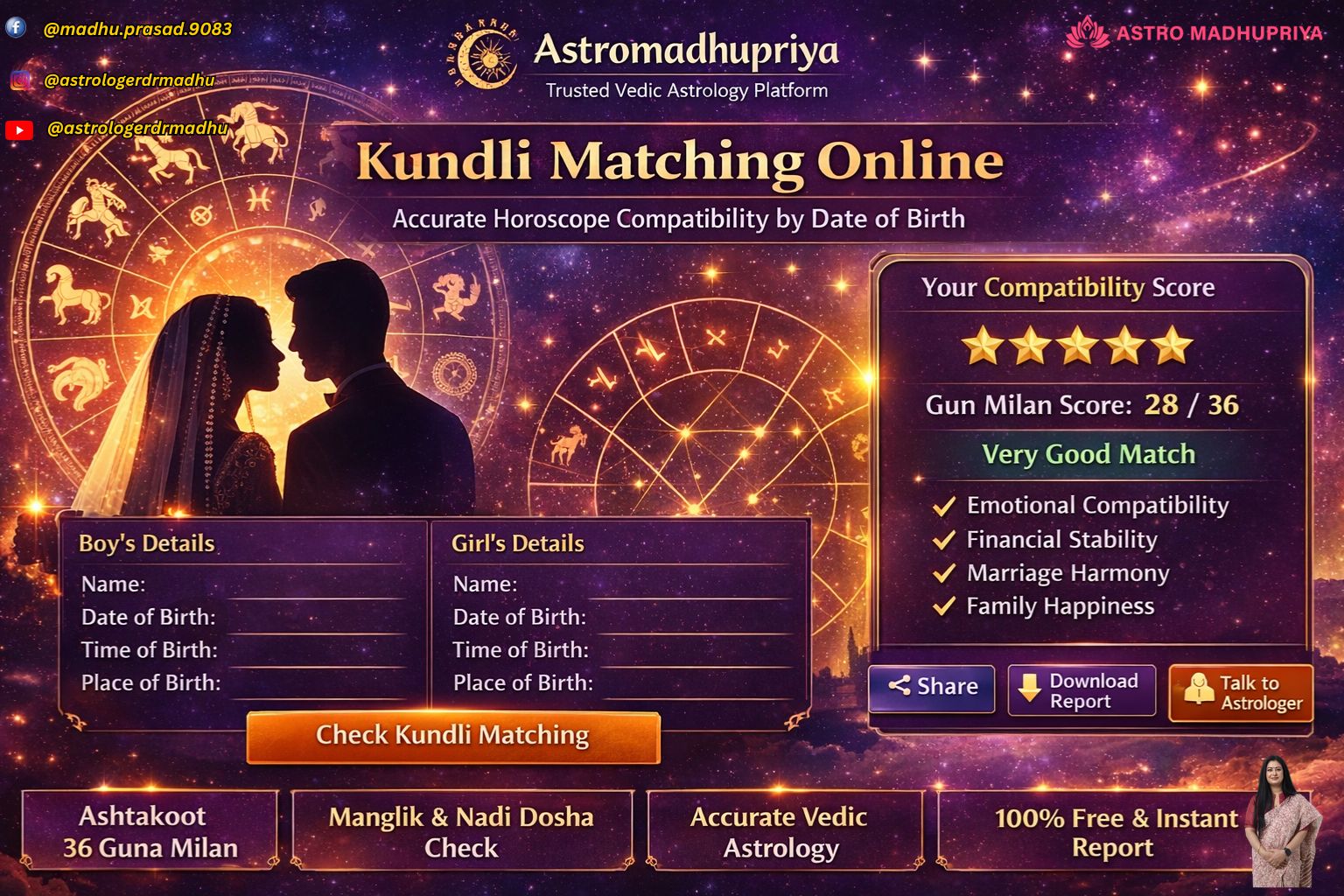 Kundli Matching and Horoscope Compatibility