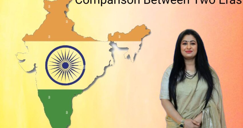 Astrological comparison of India’s 15 August 1947 and 2025 charts by Vedic Astrology