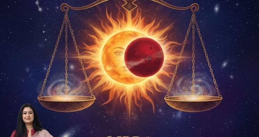 Surya-Mangal in Libra 2025 transit: Impact on Tula Rashi career, love, health and remedies by Astromadhupriya (17–27 October 2025)