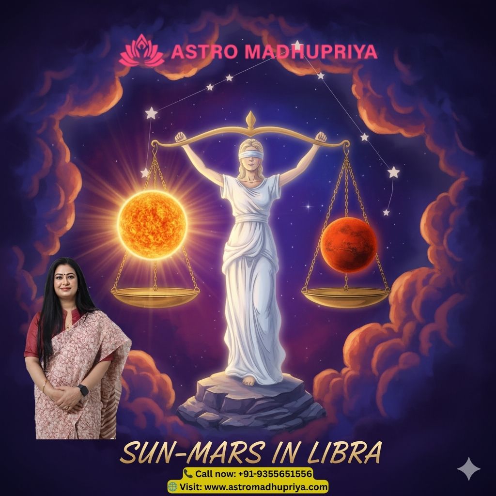 Sun-Mars in Libra transit 17–27 October 2025 astrology effects on career and love