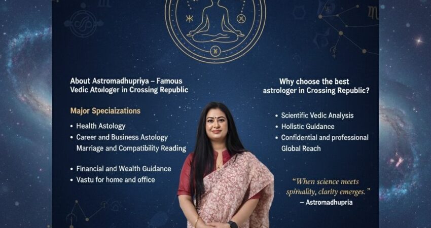 Astromadhupriya, famous Vedic astrologer in Crossing Republic, offering solutions for health, career, and relationship issues.