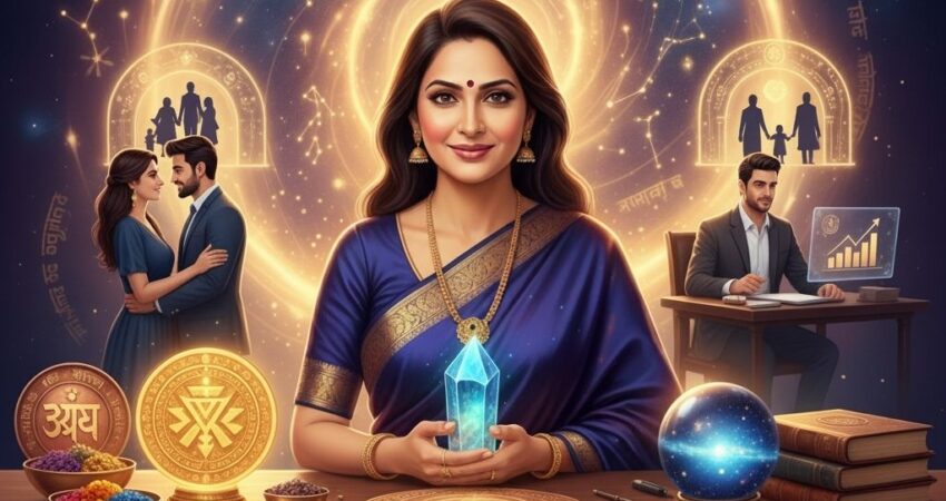 Astro Madhupriya Vashikaran Specialist Astrologer with contact and social media information.