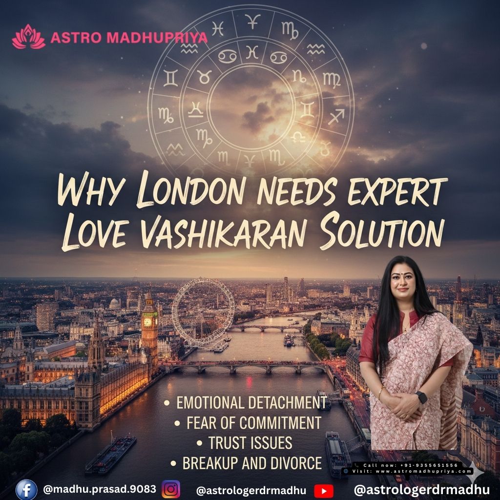 Heading: Navigating Love in the Heart of London: Why Spiritual Alignment is Key London is a city defined by ambition and speed, but these same qualities can often fracture the most stable relationships. Between grueling commutes, high-pressure careers, and the digital "disconnect," couples frequently find themselves facing emotional detachment and trust issues.
Traditional methods often scratch the surface, but expert Vashikaran digs deeper. By addressing the spiritual and planetary imbalances caused by an urban lifestyle, a specialist helps Londoners remove the "energy blockages" that lead to breakups. It’s about more than just a ritual; it’s about restoring the soul of your relationship in a city that never stops.